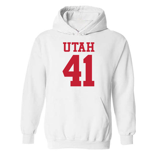Utah - NCAA Football : LaGary Mitchell Jr - Replica Shersey Hooded Sweatshirt-0