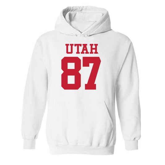 Utah - NCAA Football : Mitch Nielsen - Replica Shersey Hooded Sweatshirt-0