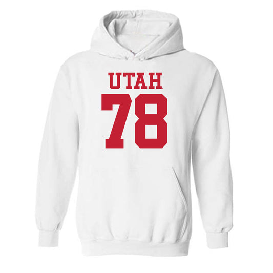 Utah - NCAA Football : Taniela Pepa - Replica Shersey Hooded Sweatshirt-0