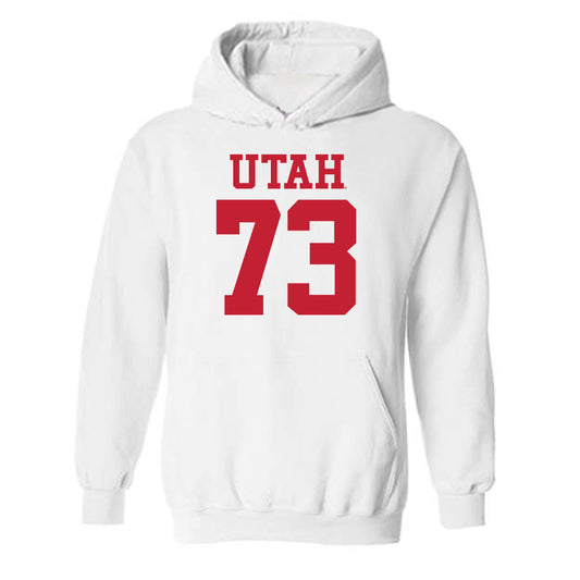 Utah - NCAA Football : Cedric Jefferson - Replica Shersey Hooded Sweatshirt-0