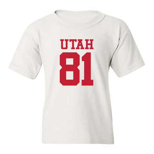 Utah - NCAA Football : Bear Fisher - Replica Shersey Youth T-Shirt-0