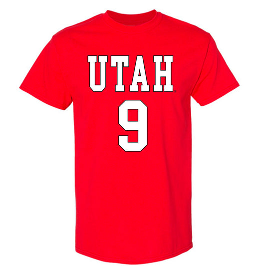 Utah - NCAA Men's Basketball : Jerry Huang - Replica Shersey T-Shirt