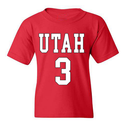 Utah - NCAA Men's Basketball : Don McHenry - Replica Shersey Youth T-Shirt-0