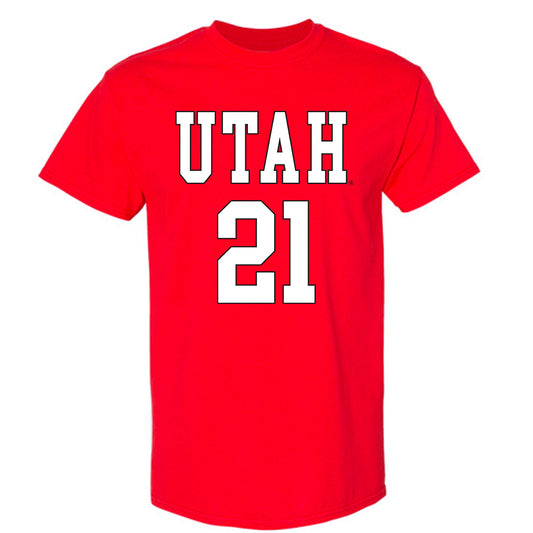 Utah - NCAA Men's Basketball : Obomate Abbey - Replica Shersey T-Shirt-0