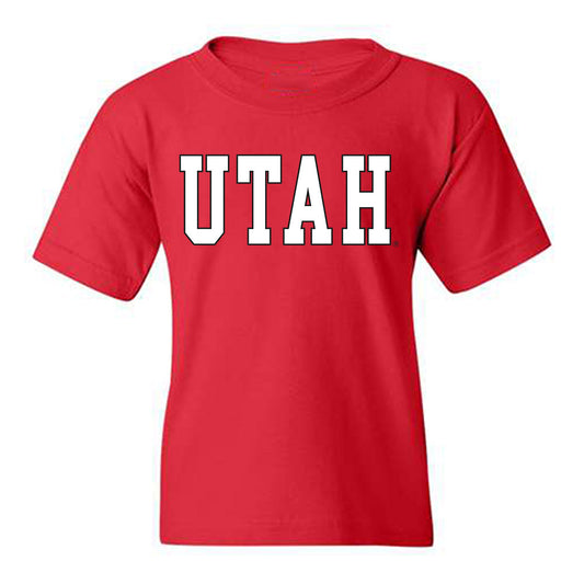 Utah - NCAA Men's Basketball : Malek Gomma - Replica Shersey Youth T-Shirt-0
