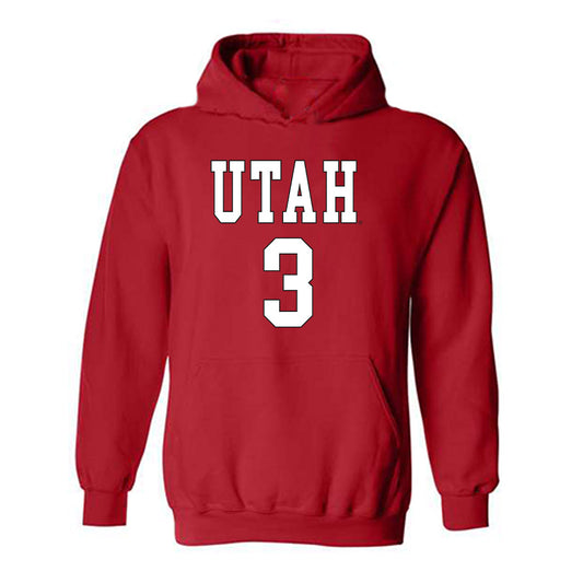 Utah - NCAA Men's Basketball : Don McHenry - Replica Shersey Hooded Sweatshirt-0