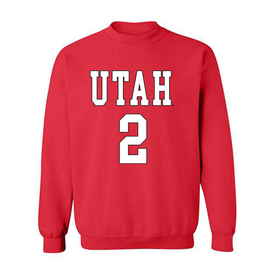 Utah - NCAA Women's Basketball : La Sneed - Replica Shersey Crewneck Sweatshirt-0