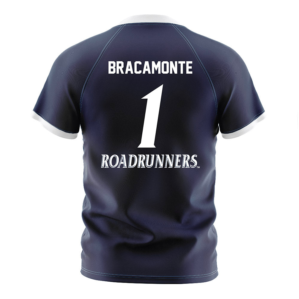UTSA - NCAA Women's Soccer : Jaelyn Bracamonte - Navy Soccer Jersey-1