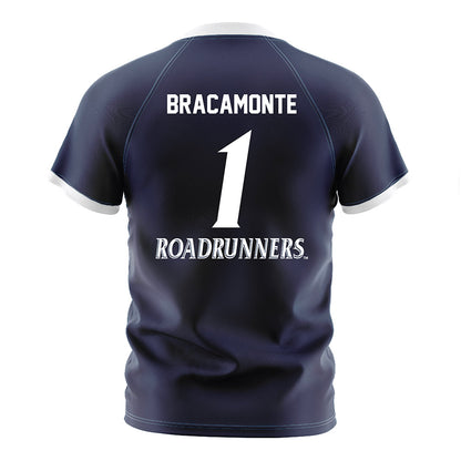 UTSA - NCAA Women's Soccer : Jaelyn Bracamonte - Navy Soccer Jersey-1