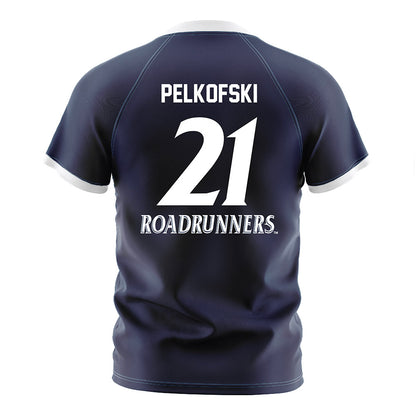 UTSA - NCAA Women's Soccer : Caroline Pelkofski - Navy Soccer Jersey-1