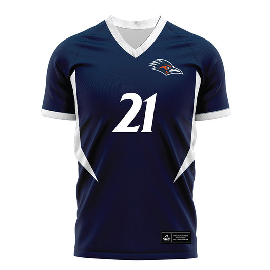 UTSA - NCAA Women's Soccer : Caroline Pelkofski - Navy Soccer Jersey-0
