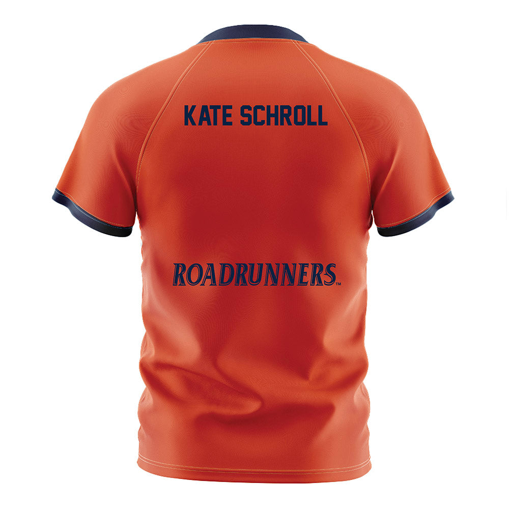 UTSA - NCAA Women's Soccer : Emma Kate Schroll - Orange Soccer Jersey-1