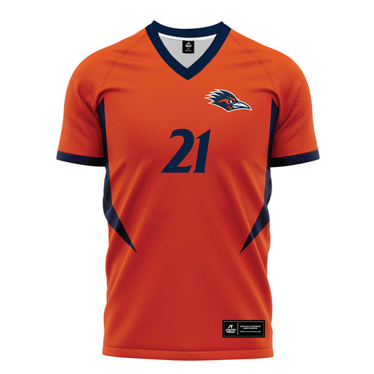 UTSA - NCAA Women's Soccer : Caroline Pelkofski - Orange Soccer Jersey-0