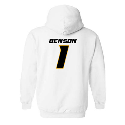 Missouri - NCAA Baseball : Cameron Benson - Replica Shersey Hooded Sweatshirt-1
