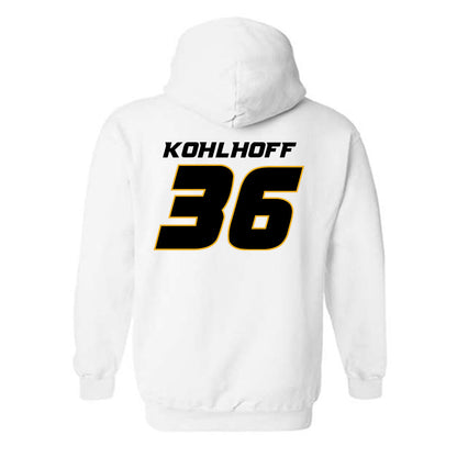 Missouri - NCAA Baseball : Keagen Kohlhoff - Replica Shersey Hooded Sweatshirt-1