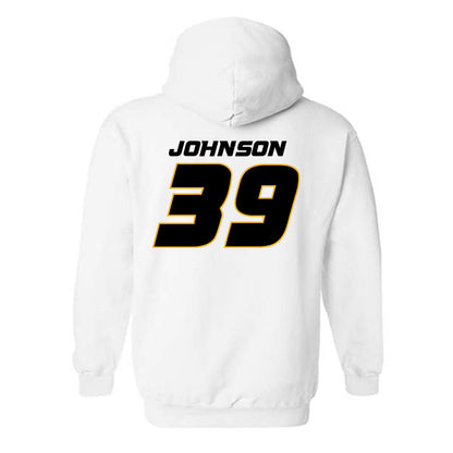 Missouri - NCAA Baseball : Ethan Johnson - Replica Shersey Hooded Sweatshirt-1