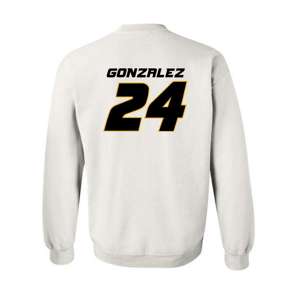 Missouri - NCAA Baseball : Keyler Gonzalez - Replica Shersey Crewneck Sweatshirt-1