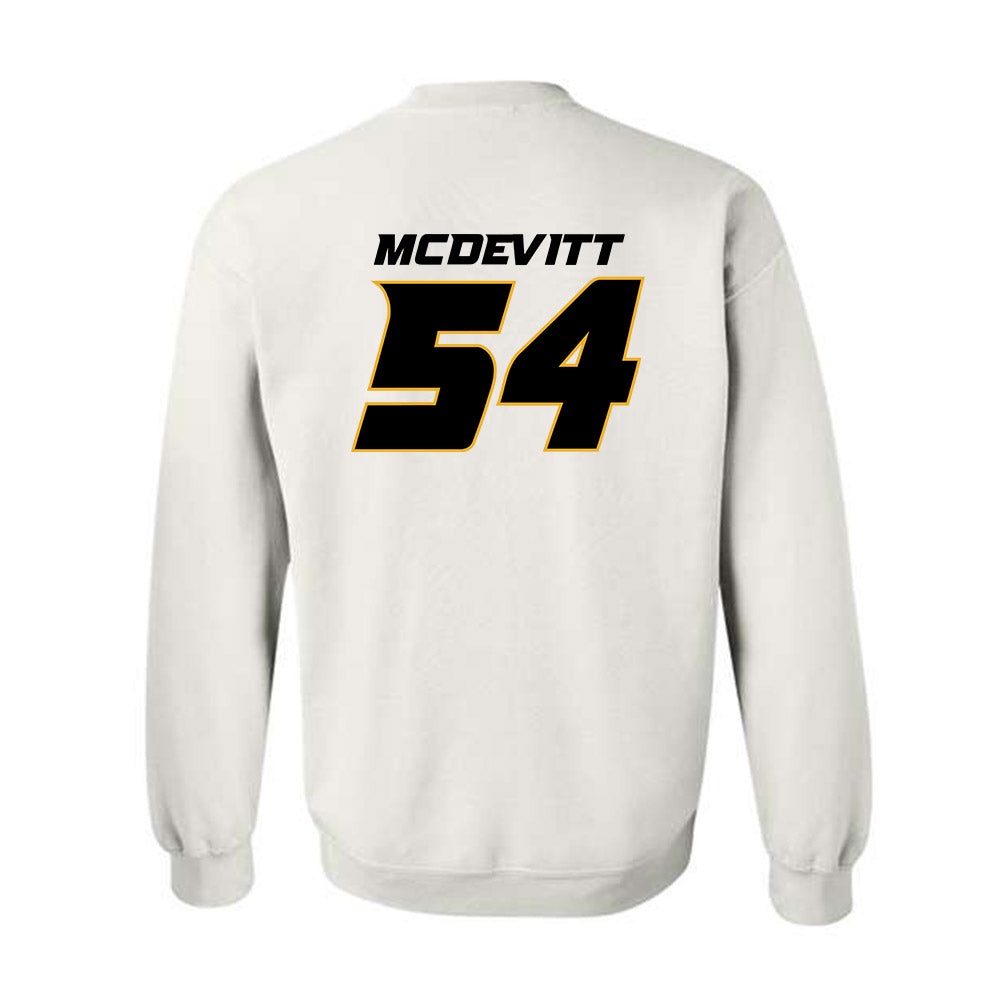 Missouri - NCAA Baseball : Josh McDevitt - Replica Shersey Crewneck Sweatshirt-1