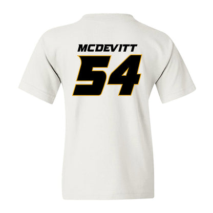 Missouri - NCAA Baseball : Josh McDevitt - Replica Shersey Youth T-Shirt-1
