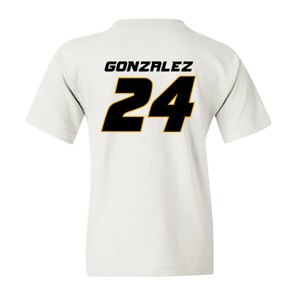 Missouri - NCAA Baseball : Keyler Gonzalez - Replica Shersey Youth T-Shirt-1