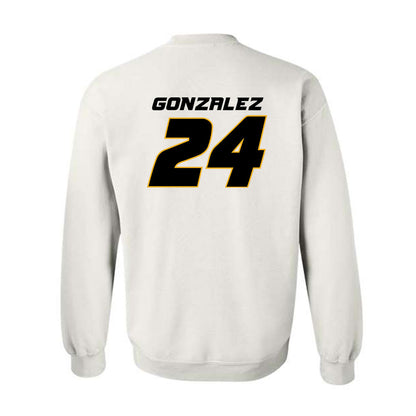 Missouri - NCAA Baseball : Keyler Gonzalez - Replica Shersey Crewneck Sweatshirt-1