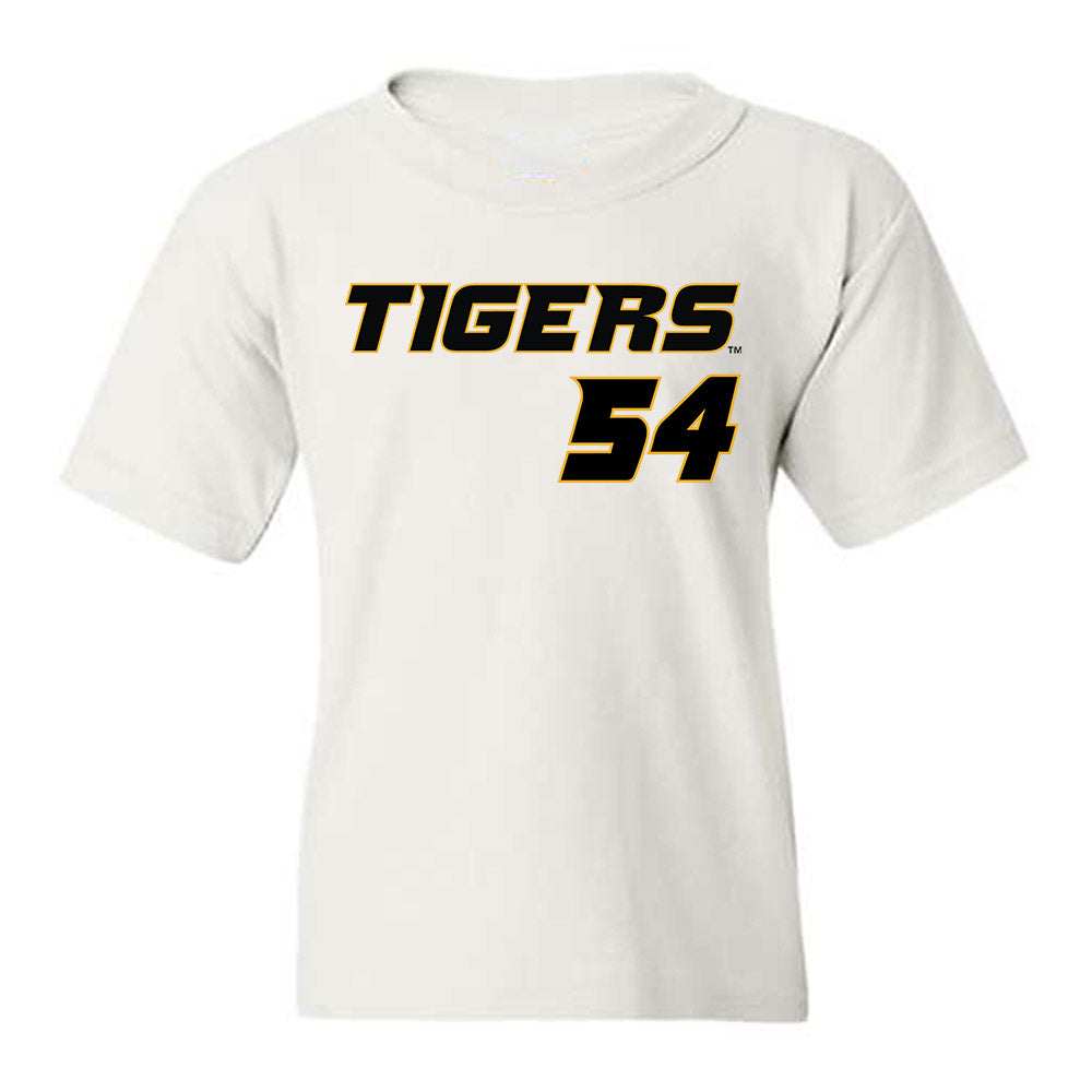 Missouri - NCAA Baseball : Josh McDevitt - Replica Shersey Youth T-Shirt-0