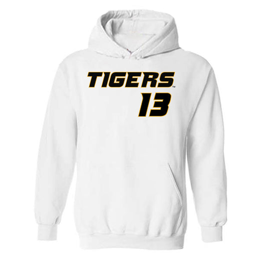 Missouri - NCAA Baseball : Sam Parker - Replica Shersey Hooded Sweatshirt-0