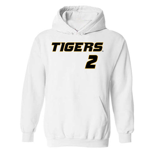 Missouri - NCAA Baseball : Brock Daniels - Replica Shersey Hooded Sweatshirt-0