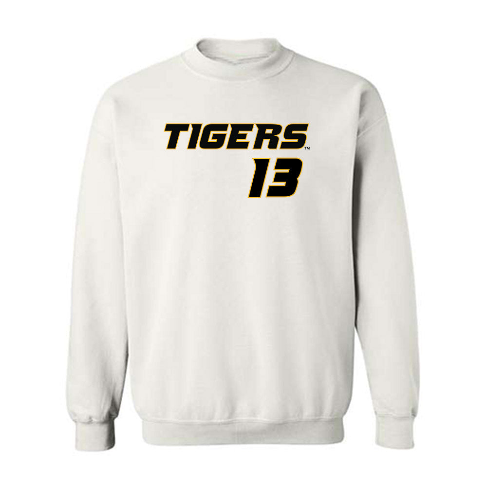 Missouri - NCAA Baseball : Sam Parker - Replica Shersey Crewneck Sweatshirt-0