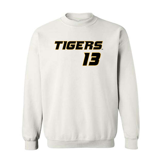 Missouri - NCAA Baseball : Sam Parker - Replica Shersey Crewneck Sweatshirt-0