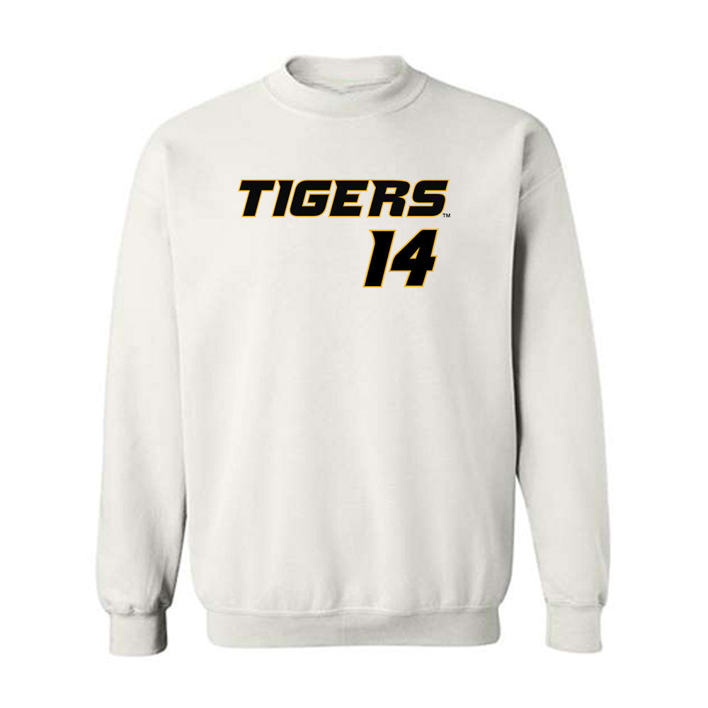 Missouri - NCAA Baseball : Isaiah Frost - Replica Shersey Crewneck Sweatshirt-0