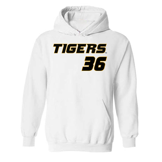 Missouri - NCAA Baseball : Keagen Kohlhoff - Replica Shersey Hooded Sweatshirt-0