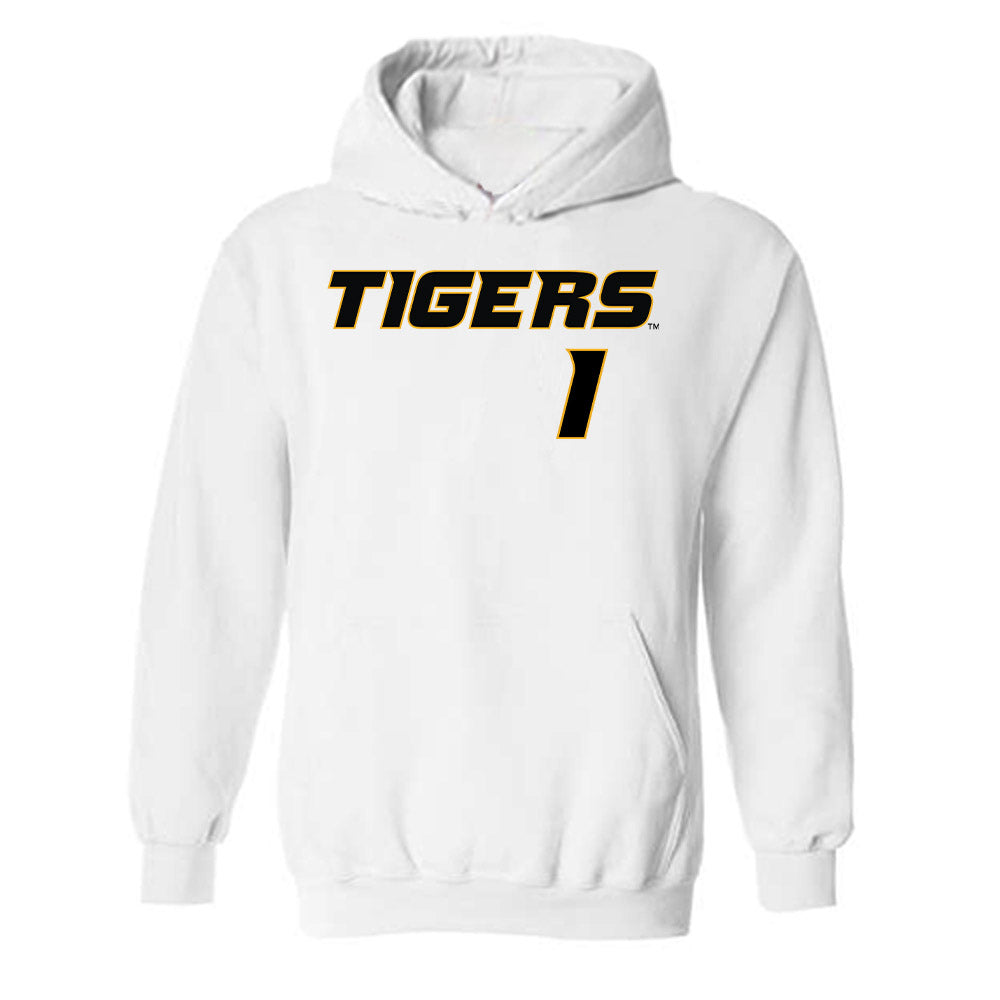 Missouri - NCAA Baseball : Cameron Benson - Replica Shersey Hooded Sweatshirt-0