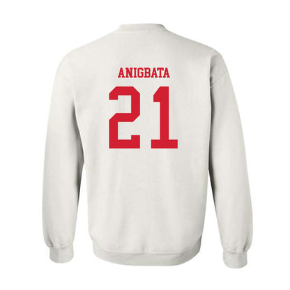 Utah - NCAA Men's Basketball : Alec Anigbata - Replica Shersey Crewneck Sweatshirt-1