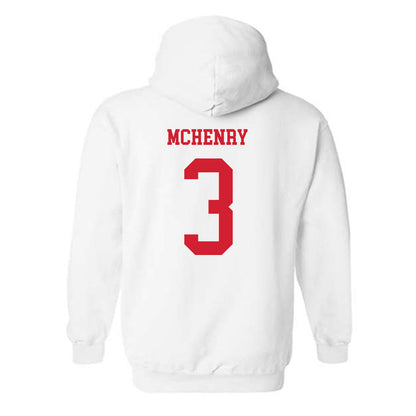 Utah - NCAA Men's Basketball : Don McHenry - Replica Shersey Hooded Sweatshirt-1