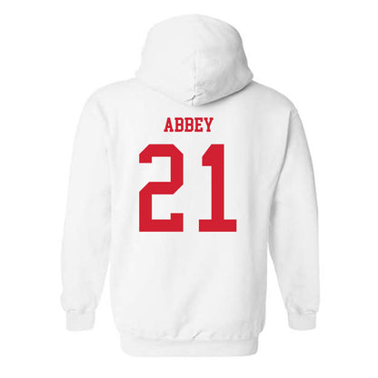Utah - NCAA Men's Basketball : Obomate Abbey - Replica Shersey Hooded Sweatshirt-1