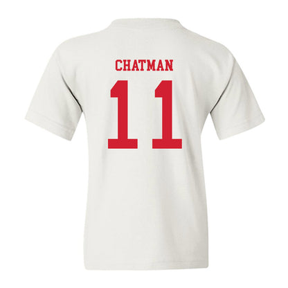 Utah - NCAA Men's Basketball : Taison Chatman - Replica Shersey Youth T-Shirt-1