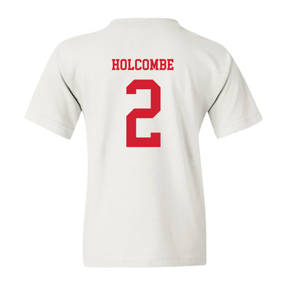 Utah - NCAA Men's Basketball : Jackson Holcombe - Replica Shersey Youth T-Shirt-1