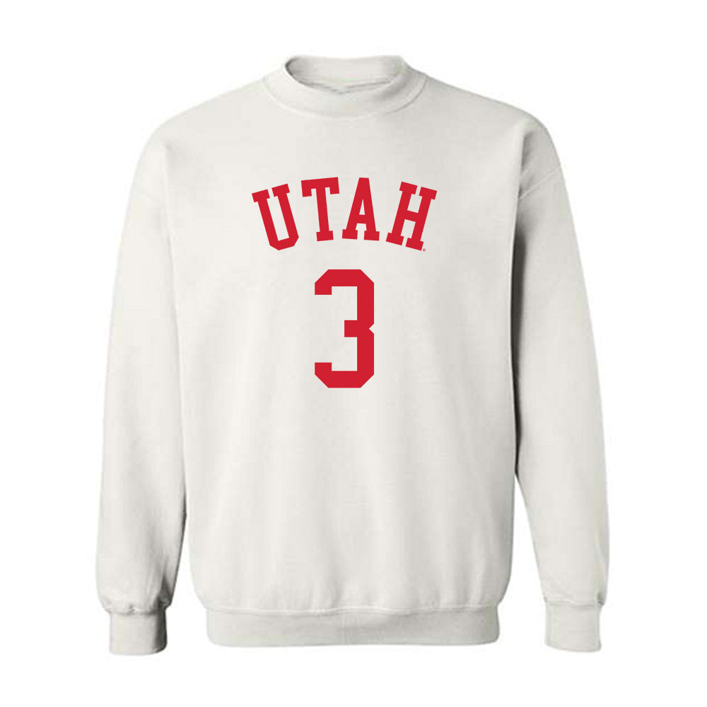 Utah - NCAA Men's Basketball : Don McHenry - Replica Shersey Crewneck Sweatshirt-0