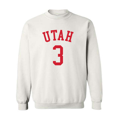 Utah - NCAA Men's Basketball : Don McHenry - Replica Shersey Crewneck Sweatshirt-0