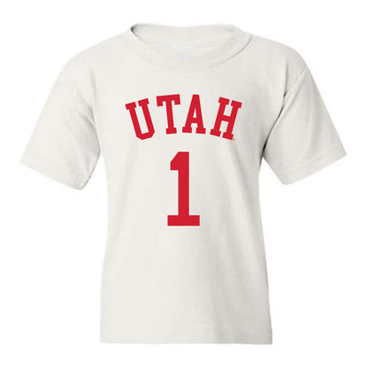 Utah - NCAA Men's Basketball : Ben Carlson - Replica Shersey Youth T-Shirt