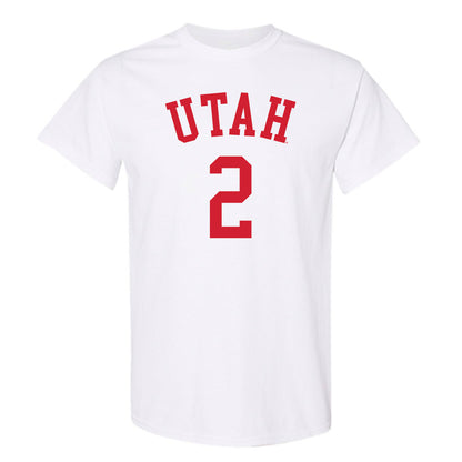 Utah - NCAA Men's Basketball : Jackson Holcombe - Replica Shersey T-Shirt-0