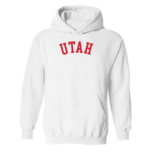 Utah - NCAA Men's Basketball : Malek Gomma - Replica Shersey Hooded Sweatshirt-0