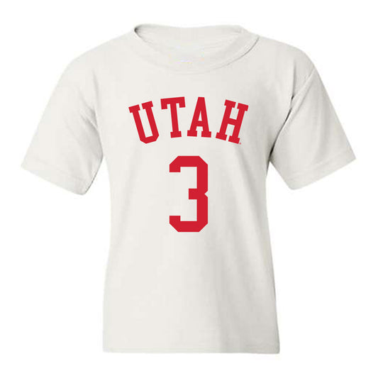 Utah - NCAA Men's Basketball : Don McHenry - Replica Shersey Youth T-Shirt-0