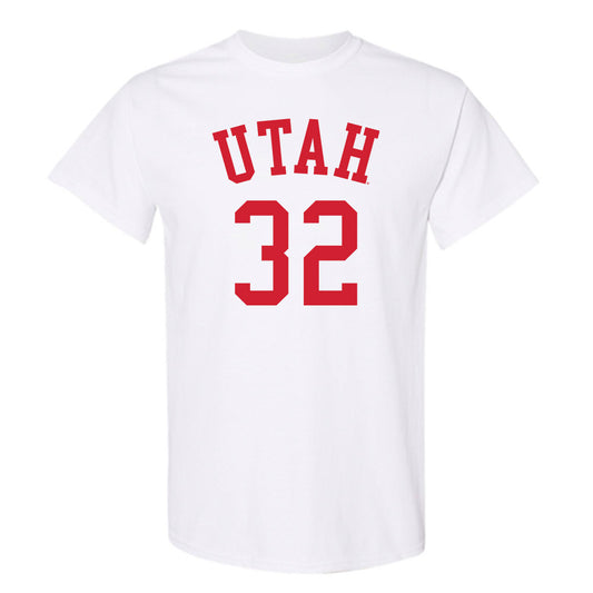 Utah - NCAA Men's Basketball : James Okonkwo - Replica Shersey T-Shirt-0