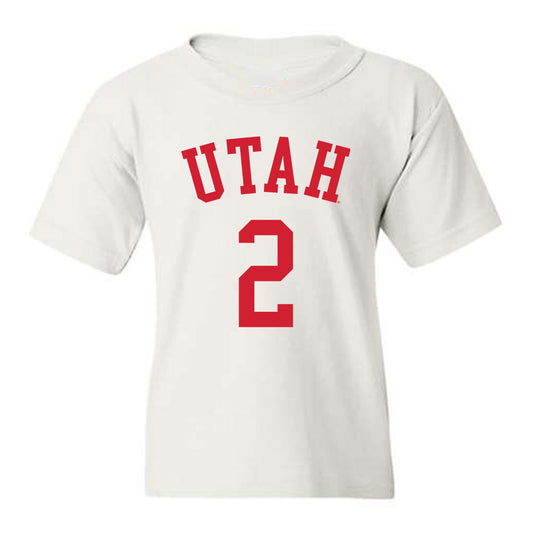 Utah - NCAA Women's Basketball : La Sneed - Replica Shersey Youth T-Shirt-0