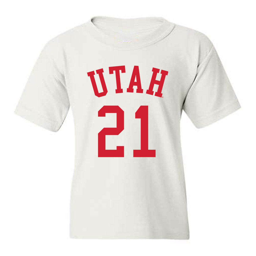 Utah - NCAA Men's Basketball : Alec Anigbata - Replica Shersey Youth T-Shirt-0