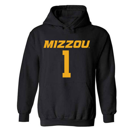 Missouri - NCAA Men's Basketball : Aaron Rowe - Replica Shersey Hooded Sweatshirt-0