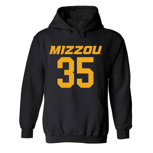 Missouri - NCAA Men's Basketball : Jacob Crews - Replica Shersey Hooded Sweatshirt-0