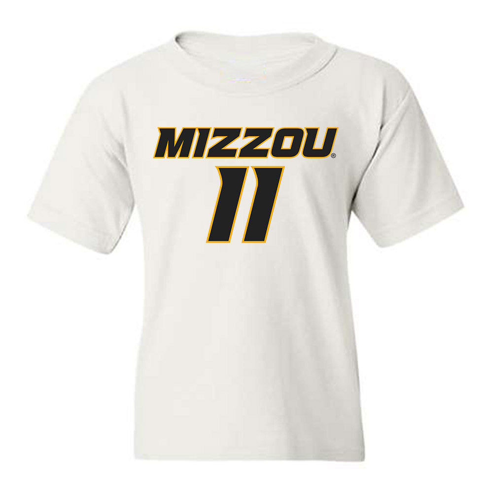 Missouri - NCAA Men's Basketball : Trent Pierce - Replica Shersey Youth T-Shirt-0